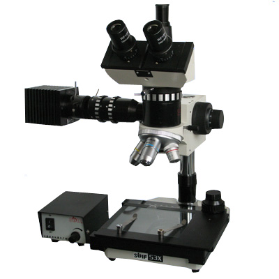 三目正置金相显微镜53X