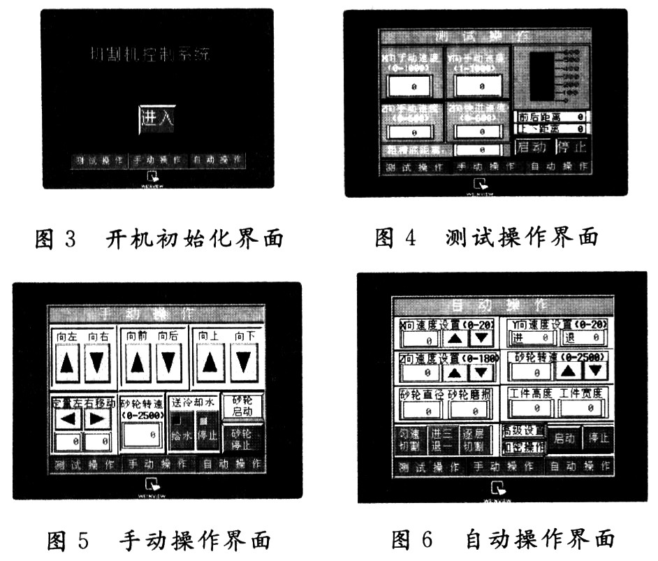 基于触摸屏和PLC的金相切割机控制系统